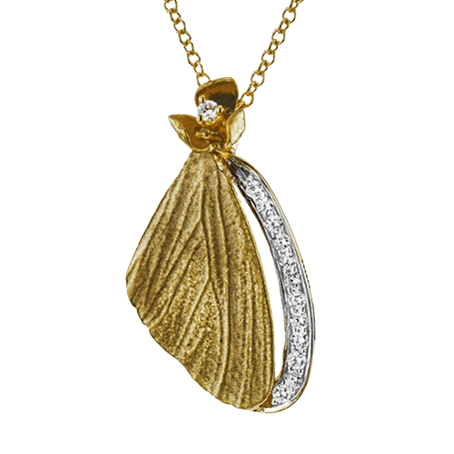 Monarch Pendant Necklace in 18K Gold with Diamonds DP270-Y_YELLOW_18K_X_YELLOW