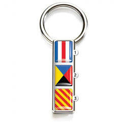 MClip Mariner Nautical Flag Key Ring SS-KRG-MRNR