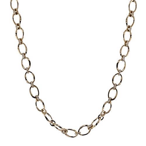 Simon G. Fashion Necklace in 18k Gold with Diamonds CN138 WHITE 18K X WHITE-ROSE