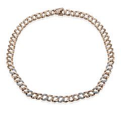 Simon G. Fashion Necklace in 18k Gold with Diamonds CN145 WHITE 18K X WHITE-ROSE