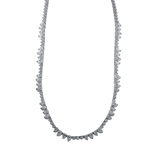 Simon G. Fashion Necklace in 18k Gold with Diamonds LN4058 WHITE 18K X WHITE