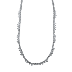 Simon G. Fashion Necklace in 18k Gold with Diamonds LN4058 WHITE 18K X WHITE