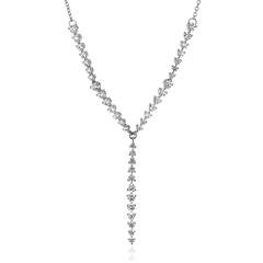 Simon G. Fashion Necklace in 18k Gold with Diamonds LN4064 WHITE 18K X WHITE