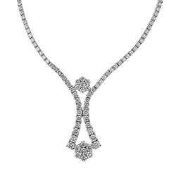 Simon G. Fashion Necklace in 18k Gold with Diamonds LN4068 WHITE 18K X WHITE