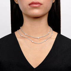 Simon G. Fashion Necklace in 18k Gold with Diamonds LP4330_WHITE_18K_X