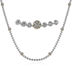 Simon G. Fashion Necklace in 18k Gold with Diamonds LP4330_WHITE_18K_X