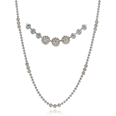 Simon G. Fashion Necklace in 18k Gold with Diamonds LP4336_WHITE_18K_X