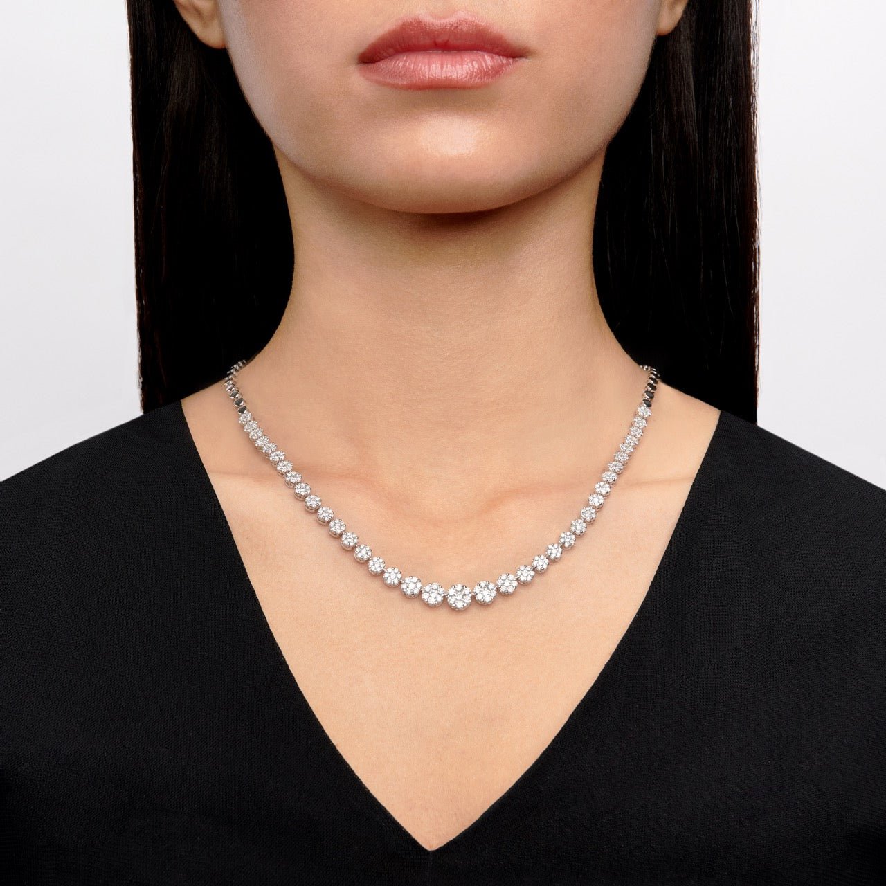 Simon G. Fashion Necklace in 18k Gold with Diamonds LP4492_WHITE_18K_X