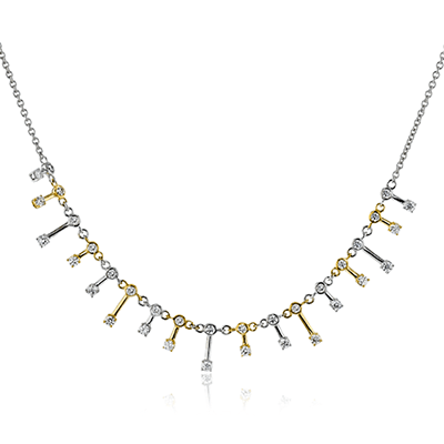 Simon G. Fashion Necklace in 18k Gold with Diamonds LP4639 WHITE 18K X 2T