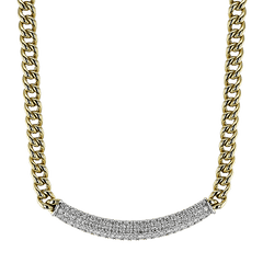 Simon G. Fashion Necklace in 18k Gold with Diamonds LP4849 WHITE 18K X 2T