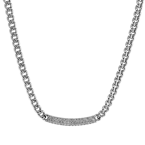 Simon G. Fashion Necklace in 18k Gold with Diamonds LP4858 WHITE 18K X WHITE