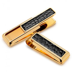 MClip New Yorker Black Alligator Money Clip NY-GLD-BKAL