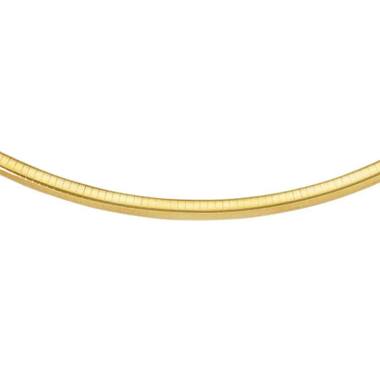 Yellow Gold Polished Classic Omega Bracelet