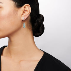 Paraiba Drop Earrings in 18k Gold with Diamonds LE4030 WHITE 18K X