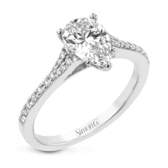 Pear-Cut Engagement Ring In 18k Gold With Diamonds LR2507-PR_WHITE_18K_SEMI