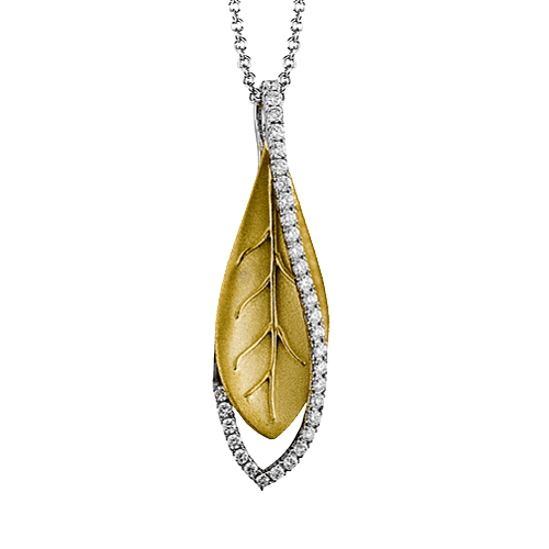 Pendant in 18k Gold with Diamonds DP161 WHITE 18K X 2T