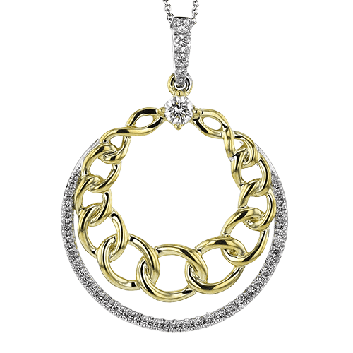 Pendant in 18k Gold with Diamonds LP4658 WHITE 18K X 2T