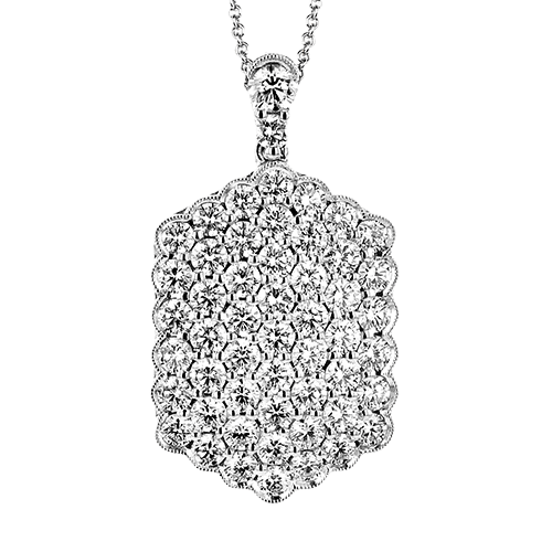 Pendant in 18k Gold with Diamonds LP4895 WHITE 18K X WHITE