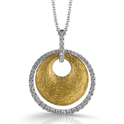 Pendant Necklace in 18k Gold with Diamonds MP1523-A_WHITE_18K_X