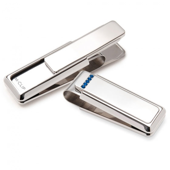 MClip Sapphire - 5 Stone Setting Money Clip PR-PRP-005B