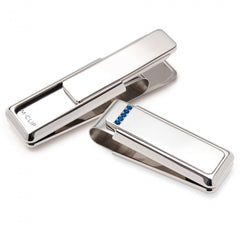 MClip Sapphire - 5 Stone Setting Money Clip PR-PRP-005B