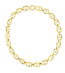 Yellow Gold Polished Lite Mariner Necklace