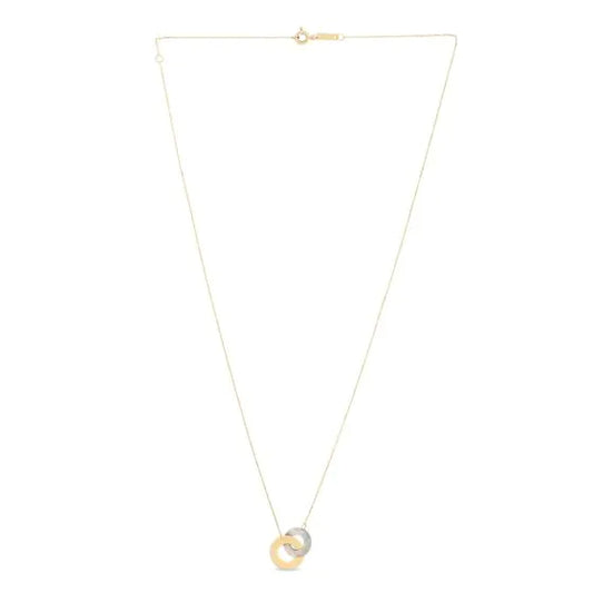 Yellow Gold Polished Trend Fashion Necklace