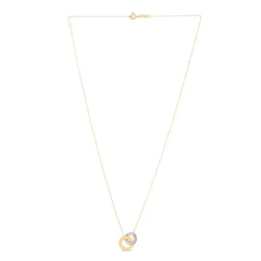 Yellow Gold Polished Trend Fashion Necklace