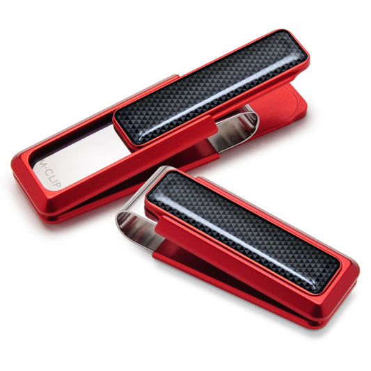 MClip Red Anodized Money Clip UV2-RDA-CLUR