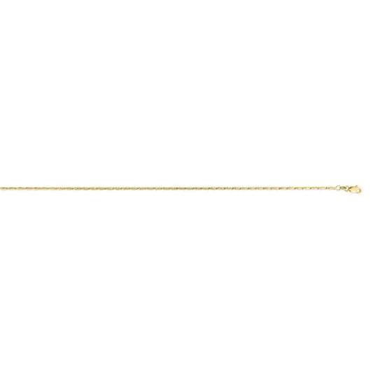 Yellow Gold Polished Round Lumina Necklace