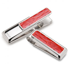 MClip Rodeo Red Alligator Money Clip RO-PRP-RDAL