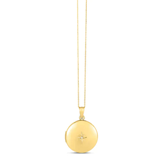 Yellow Gold Polished Close To The Heart Lockets Necklace