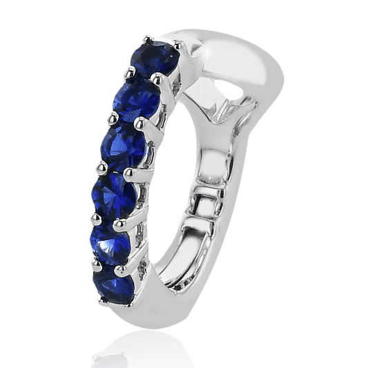 Sapphire Cuff Earring in 18k Gold LE4624 WHITE 18K X WHITE