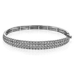 Simon-Set Bangle in 18k Gold with Diamonds MB1174 WHITE 18K X