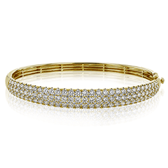 Simon-Set Bangle in 18k Gold with Diamonds MB1174 WHITE 18K X