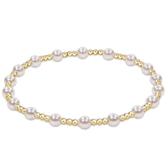 Enewton Classic Sincerity Pattern 4mm Bead Bracelet - Pearl BCLSINPPE4