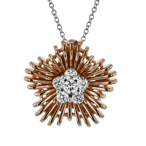 Starburst Pendant in 18k Gold with Diamonds LP4647 WHITE 18K X WHITE-ROSE