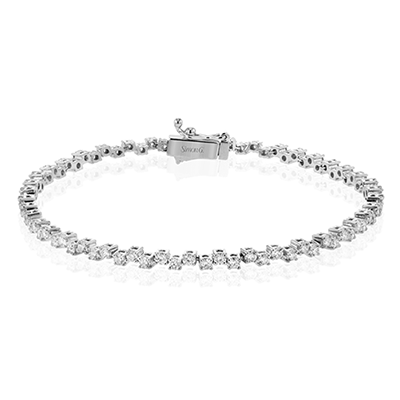 Tennis Bracelet in 18K Gold with Diamonds LB2327_WHITE_18K_X