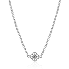 Trellis Pendant Necklace in 18k Gold with Diamonds LP4600 WHITE 18K X WHITE