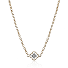 Trellis Pendant Necklace in 18k Gold with Diamonds LP4600 WHITE 18K X WHITE