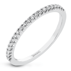 Wedding Band in 18k Gold with Diamonds LR2350-B_WHITE_18K_BAND