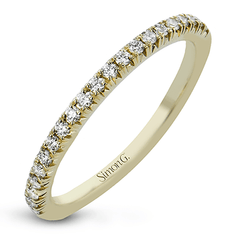 Wedding Band in 18k Gold with Diamonds LR2350-B_WHITE_18K_BAND