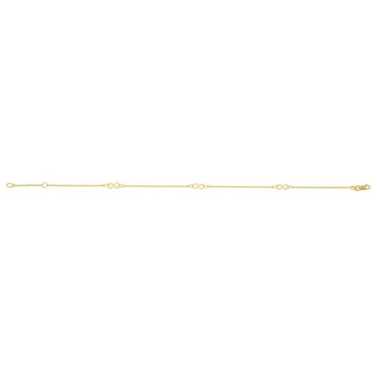 Parkplace Jewelers 10k-infinity-anklet-zc16656